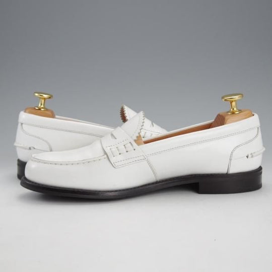 極上★チャーチ(レディース) SIZE 36【★SALLY R/サリー】コインローファー/ポリッシュドバインダーカーフ/白/Church's★i781