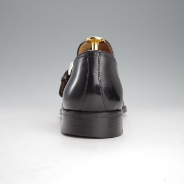 ★(伊)アメデオ・テストーニ SIZE 7.5【定価20万円程度★ノルベジェーゼ製法/Amedeoライン】モンクストラップ/カーフ/黒/a.testoni★i782
