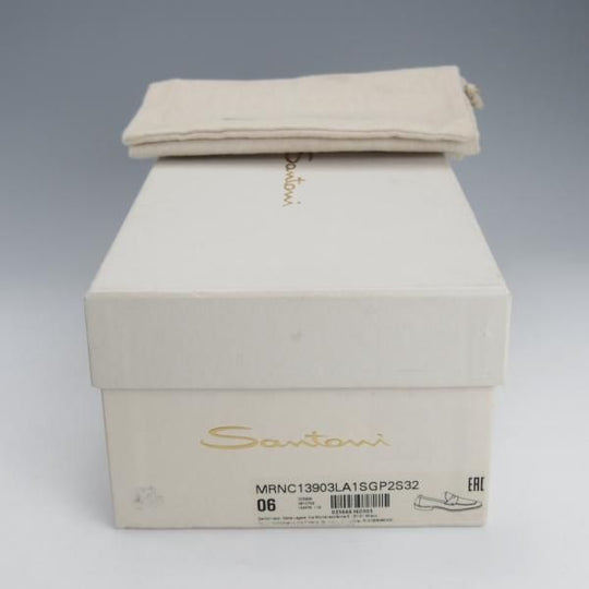 未使用★(伊)サントーニ SIZE 6【★コインローファー/13903】カーフ/濃茶/メンズ/Santoni★i783