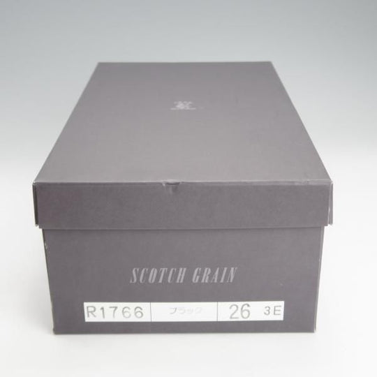 ほぼ試着程度★スコッチグレイン 26EEE【★ストレートチップ/シャインオアレイン】R1766/黒/SCOTCH GRAIN★i784