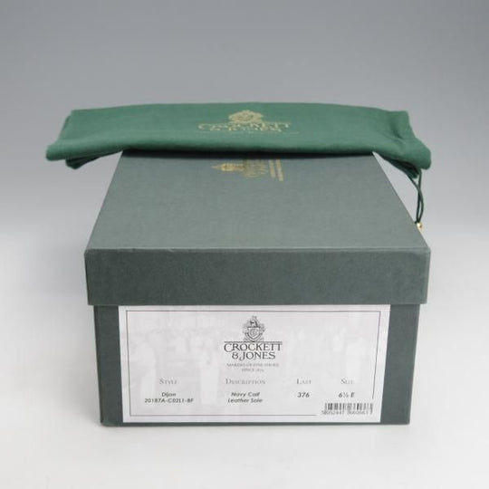 ★クロケット&ジョーンズ 6.5E【定価￥95,700-★JLロペス似寄りモデル/ビームスF別注】コインローファー/紺/Crockett&Jones★i785