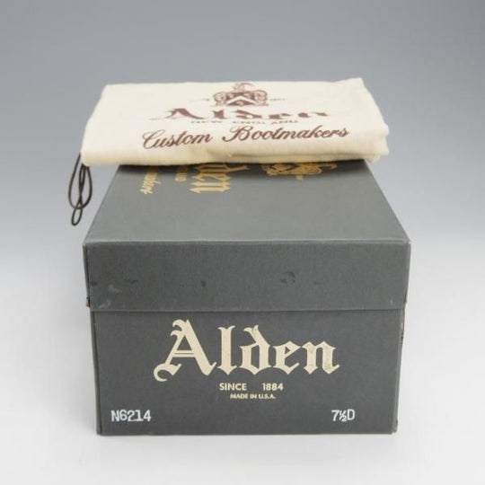 美品★オールデン 7.5D【定価￥123,200-★コードバン/ビームス別注/N6214】マディソン/スリッポン/ローファー/赤茶/BEAMS/Alden★i787