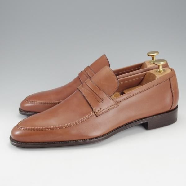 ストール・マンテラッシ SIZE 41【コインローファー/カーフ/茶