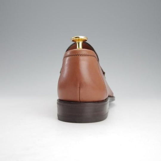 未使用★(伊)ストール・マンテラッシ SIZE 41【定価10万円以上★コインローファー/茶】カーフ/メンズ/SUTOR MANTELLASSI★i788