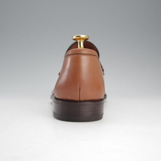 未使用★(伊)ストール・マンテラッシ SIZE 41【定価10万円以上★コインローファー/茶】カーフ/メンズ/SUTOR MANTELLASSI★i788