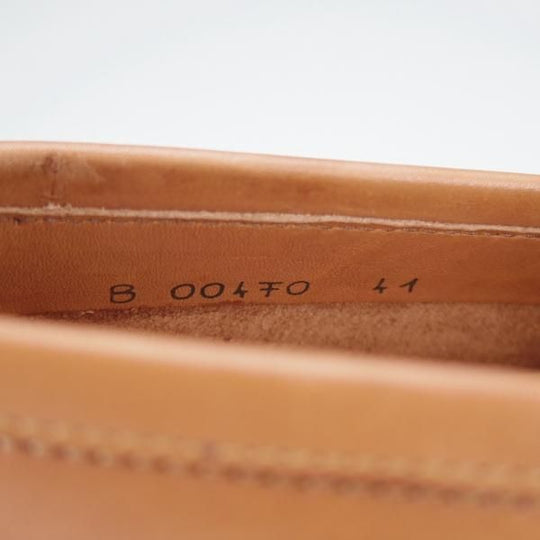 未使用★(伊)ストール・マンテラッシ SIZE 41【定価10万円以上★コインローファー/茶】カーフ/メンズ/SUTOR MANTELLASSI★i788