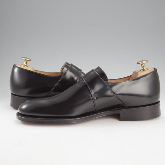 未使用★チャーチ 65F/UK6.5【現行定価￥181,500-★100ラスト/Westbury】ウェストバリー/モンクストラップ/黒/メンズ/Church's★i789