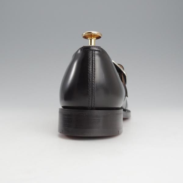 未使用★チャーチ 65F/UK6.5【現行定価￥181,500-★100ラスト/Westbury】ウェストバリー/モンクストラップ/黒/メンズ/Church's★i789