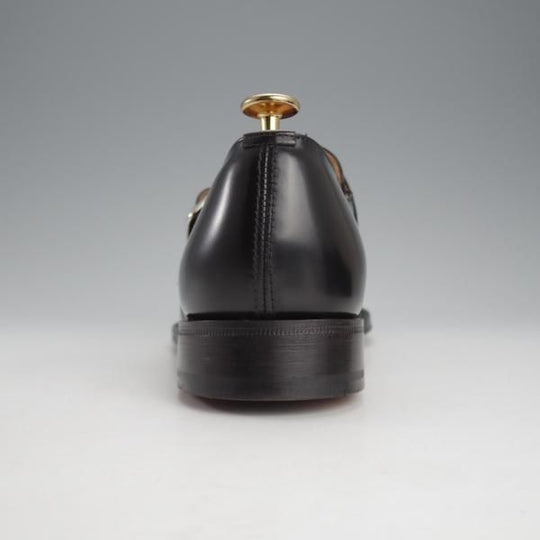 未使用★チャーチ 65F/UK6.5【現行定価￥181,500-★100ラスト/Westbury】ウェストバリー/モンクストラップ/黒/メンズ/Church's★i789