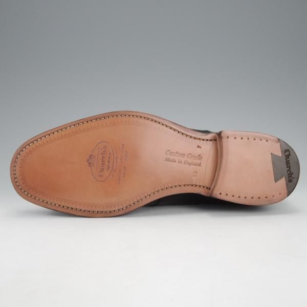 未使用★チャーチ 65F/UK6.5【現行定価￥181,500-★100ラスト/Westbury】ウェストバリー/モンクストラップ/黒/メンズ/Church's★i789