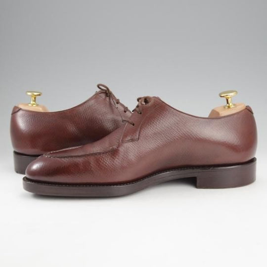 極美品★(英)ガジアーノ&ガーリング UK6【定価￥189,000-★(英)ALFRED DUNHILL別注/スキンステッチ】Uチップ/茶/メンズ★i791