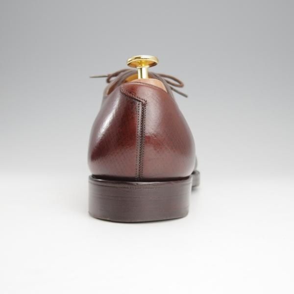 極美品★(英)ガジアーノ&ガーリング UK6【定価￥189,000-★(英)ALFRED DUNHILL別注/スキンステッチ】Uチップ/茶/メンズ★i791