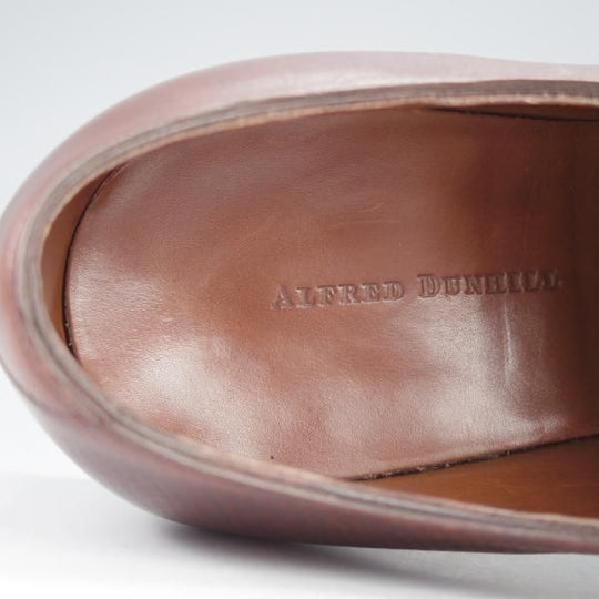 極美品★(英)ガジアーノ&ガーリング UK6【定価￥189,000-★(英)ALFRED DUNHILL別注/スキンステッチ】Uチップ/茶/メンズ★i791