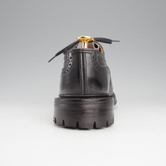 極美品★トリッカーズ(レディース) SIZE 5.5【バートン同系モデル★カントリーシューズ/L5095】フルブローグ/黒/短靴/Tricker's★i792