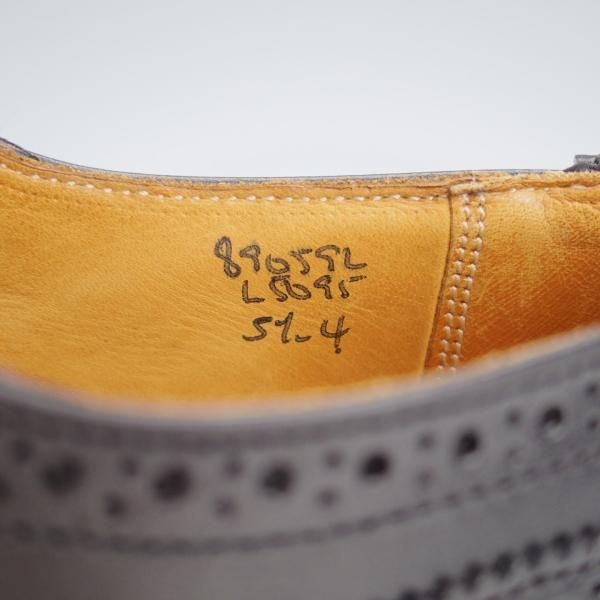 極美品★トリッカーズ(レディース) SIZE 5.5【バートン同系モデル★カントリーシューズ/L5095】フルブローグ/黒/短靴/Tricker's★i792