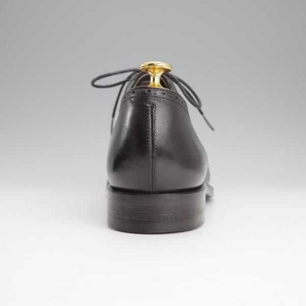 極美品★Perfetto/ペルフェット SIZE 9【グッドイヤーウェルテッド製法★セミブローグ/09912】カーフ/黒/メンズ★i793