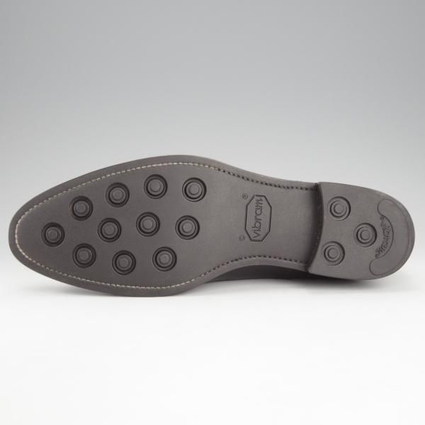 極美品★Perfetto/ペルフェット SIZE 9【グッドイヤーウェルテッド製法★セミブローグ/09912】カーフ/黒/メンズ★i793