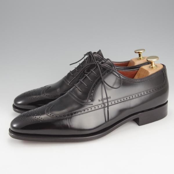 ア・テストーニ SIZE 7.5【ロングウイング/ポリッシュレザー/黒