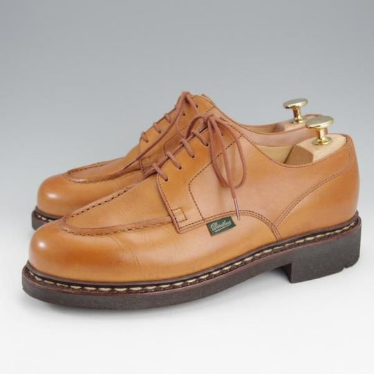 極美品★パラブーツ SIZE 5.5【定価￥79,200-★シャンボード/CHAMBORD】TEXソール/リスレザー/ゴールド/GOLD/Uチップ/Paraboot★i795