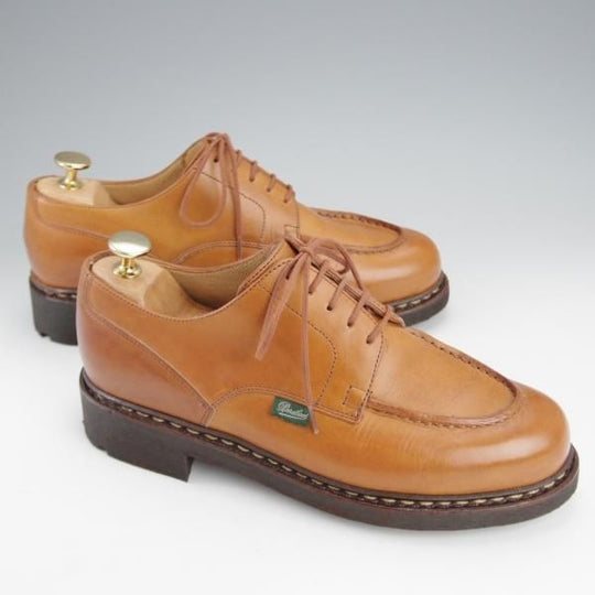 極美品★パラブーツ SIZE 5.5【定価￥79,200-★シャンボード/CHAMBORD】TEXソール/リスレザー/ゴールド/GOLD/Uチップ/Paraboot★i795