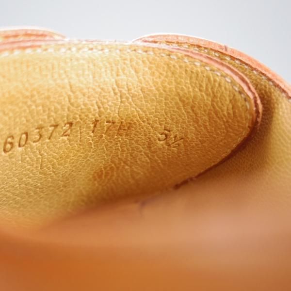 極美品★パラブーツ SIZE 5.5【定価￥79,200-★シャンボード/CHAMBORD】TEXソール/リスレザー/ゴールド/GOLD/Uチップ/Paraboot★i795