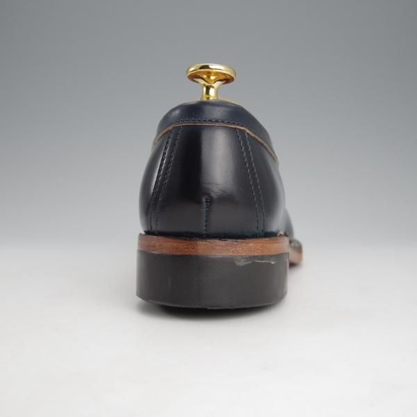 極美品★Makers/メイカーズ SIZE 5【現行定価￥114,400-★コードバン仕様/紺/(米)ホーウィン社】CDVN-01/コインローファー/メンズ★i799