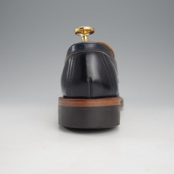 極美品★Makers/メイカーズ SIZE 5【現行定価￥114,400-★コードバン仕様/紺/(米)ホーウィン社】CDVN-01/コインローファー/メンズ★i799