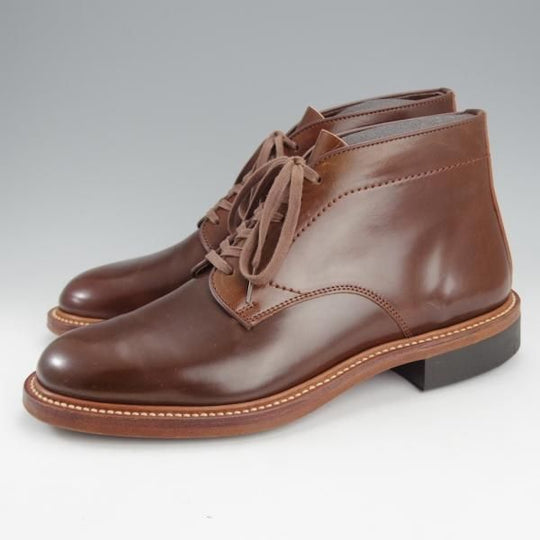 極美品★Makers/メイカーズ SIZE 6【定価￥120,450-★茶系コードバン/(米)ホーウィン社】6アイレットチャッカブーツ/CDVN-06★i800