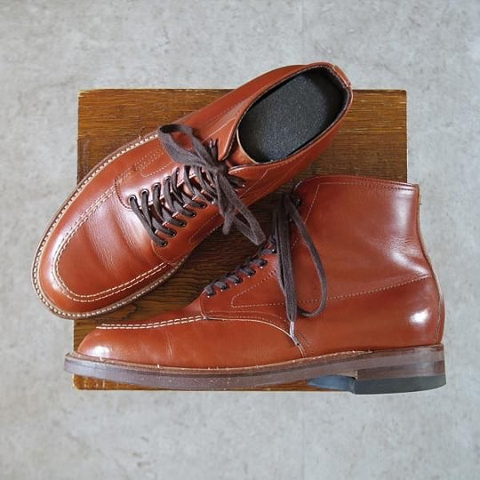 極美品★オールデン 6.5D【定価￥117,700-★インディーブーツ/405】トゥルーバランスラスト/コルクソール/カーフ/茶/Alden★i802