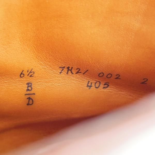 極美品★オールデン 6.5D【定価￥117,700-★インディーブーツ/405】トゥルーバランスラスト/コルクソール/カーフ/茶/Alden★i802