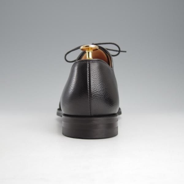 極美品★クロケット&ジョーンズ 7.5E【コンビ仕様★DRAYCOTT 2/パンチドキャップトゥ】CITYソール/341ラスト/黒/Crockett&Jones★i805