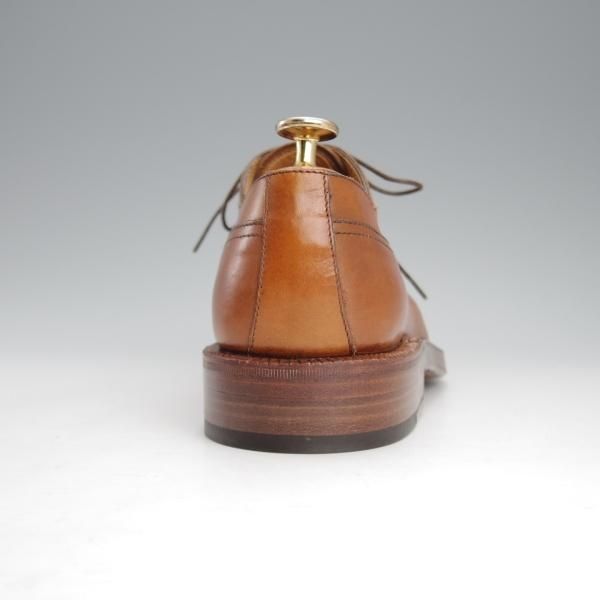 ほぼ未使用★(伊)DUCAL/デュカル SIZE 40.5【貴重★ハンドソーンウェルテッド製法/九分仕立て/Uチップ】カーフ/茶/メンズ★i808