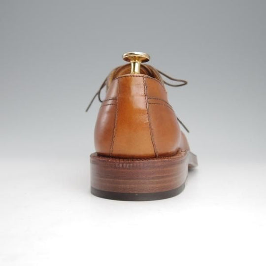 ほぼ未使用★(伊)DUCAL/デュカル SIZE 40.5【貴重★ハンドソーンウェルテッド製法/九分仕立て/Uチップ】カーフ/茶/メンズ★i808