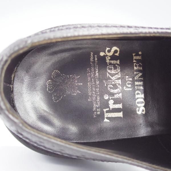 極上★トリッカーズ SIZE 7【モデル定価￥102,300-★ダイナイトソール仕様/バートン同系モデル】KESWICK/M7292/黒/メンズ/Tricker's★i810