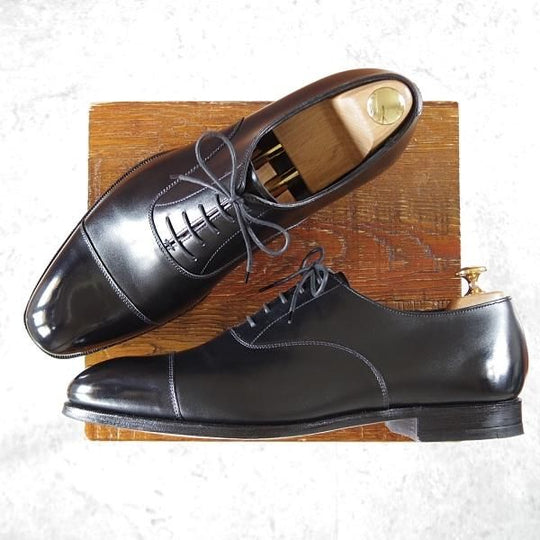 使用1回程度★クロケット&ジョーンズ 9E【定価￥105,600-★オードリー/AUDLEY】ハンドグレードライン/337ラスト/黒/Crockett&Jones★i811