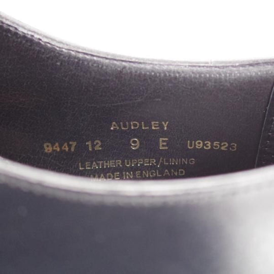 使用1回程度★クロケット&ジョーンズ 9E【定価￥105,600-★オードリー/AUDLEY】ハンドグレードライン/337ラスト/黒/Crockett&Jones★i811