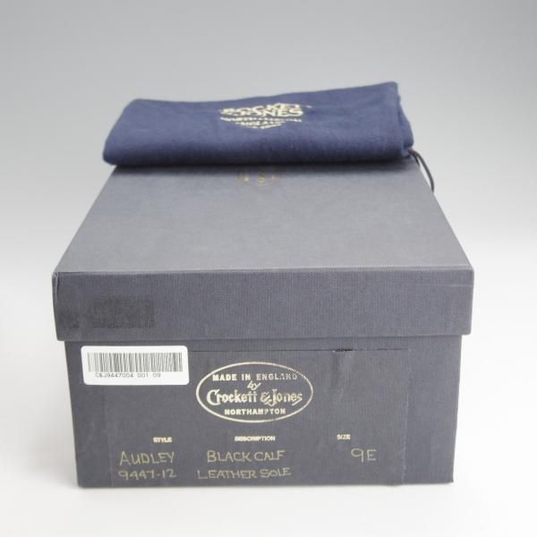 使用1回程度★クロケット&ジョーンズ 9E【定価￥105,600-★オードリー/AUDLEY】ハンドグレードライン/337ラスト/黒/Crockett&Jones★i811