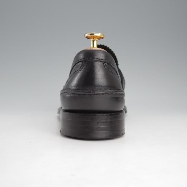 極美品★チャーチ 75F/UK7.5【定価￥145,200-★コインローファー/Pembrey】126ラスト/ビーフロール/プレステージカーフ/黒/Church's★i812