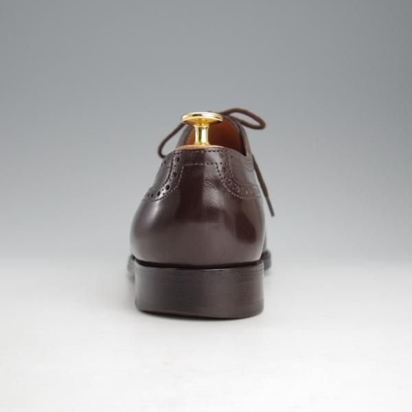 極上★ジョンロブ 7.5E【現行オーダー価格￥270,600-★8695ラスト/DARBY 2】ダービー/フルブローグ/カーフ/濃茶/JOHN LOBB★i815