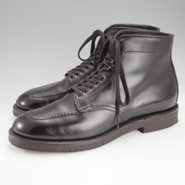 極美品★オールデン 7.5D【定価￥126,500-★タンカーブーツ/ミリタリーラスト】45491H/クロムエクセルレザー/黒/メンズ/Alden★i819