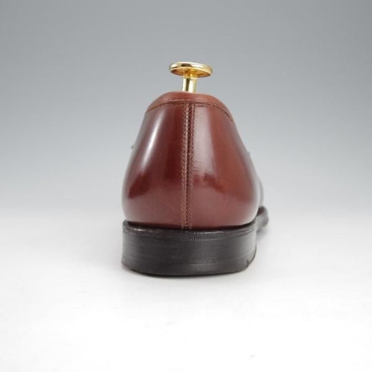 ★クロケット&ジョーンズ UK8/US8.5D【貴重★ブルックスブラザーズ別注/Peal&co】314ラスト/コインローファー/茶/Crockett&Jones★i820