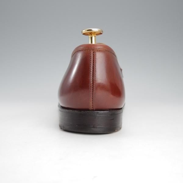 ★クロケット&ジョーンズ UK8/US8.5D【貴重★ブルックスブラザーズ別注/Peal&co】314ラスト/コインローファー/茶/Crockett&Jones★i820