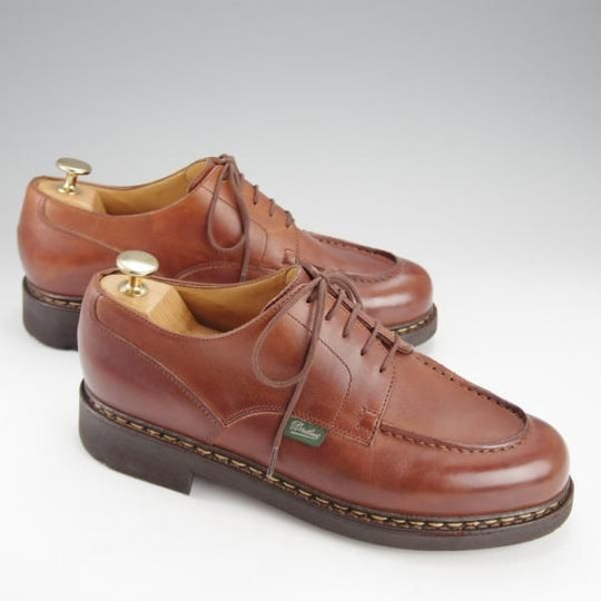 極上★パラブーツ SIZE 6.5【定価￥79,200-★シャンボード/CHAMBORD】マロン/MARRON/リスレザー/Uチップ/茶/TEXソール/Paraboot★i822