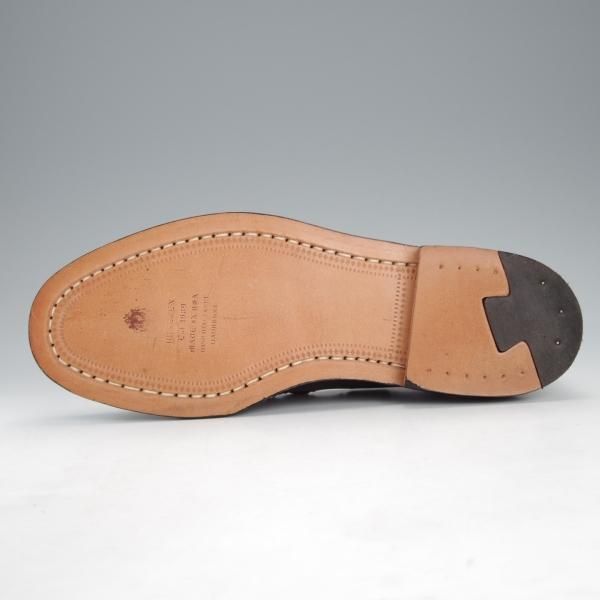 未使用★(米)YUKETEN/ユケテン 8C【定価￥118,800-★コードバン仕様/ホーウィン社スタンプ多数】705SP/モカシン/黒×赤茶★i824