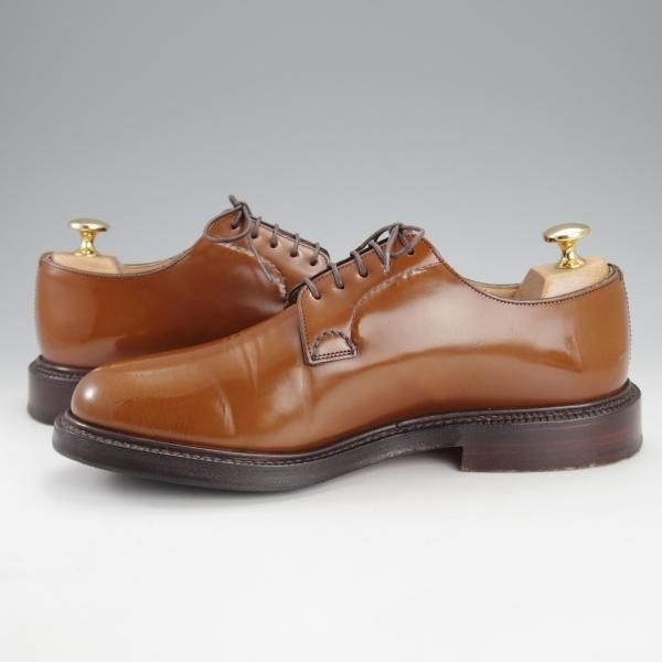 美品★チャーチ 55F/UK5.5【定価￥165,000-★シャノン/SHANNON】103ラスト/プレーントゥ/サンダルウッド/茶/メンズ/Church's★i827