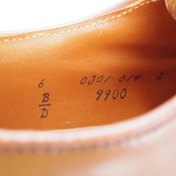 極美品★オールデン 6D【貴重★ラベロ色/コードバン/9900】茶/バリーラスト/プレーントゥ/メンズ/Alden★i830