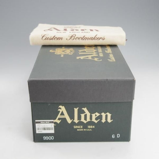 極美品★オールデン 6D【貴重★ラベロ色/コードバン/9900】茶/バリーラスト/プレーントゥ/メンズ/Alden★i830
