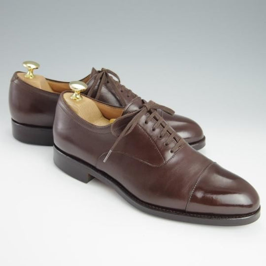 極上★(スペイン製)CARMINA/カルミナ SIZE 5.5【トレーディングポスト別注★ストレートチップ/788】カーフ/濃茶/Trading Post★i803