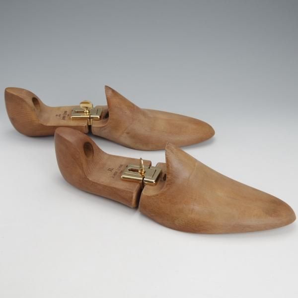 ★ジョンロブ Mサイズ【貴重★PARISロゴ/旧ロゴ/純正シューツリー】木製シューキーパー/メンズ/JOHN LOBB★i844