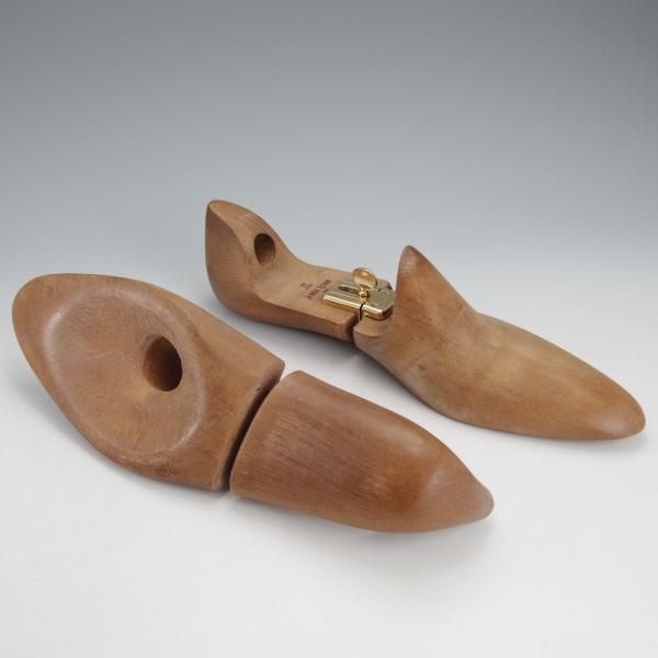 ★ジョンロブ Mサイズ【貴重★PARISロゴ/旧ロゴ/純正シューツリー】木製シューキーパー/メンズ/JOHN LOBB★i844